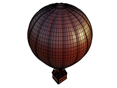 Hot air balloon 3D Model