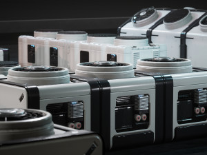 SciFi Roof Vent Props 3D Model