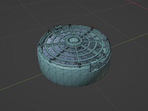 SciFi Roof Vent Props 3D Model