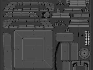 SciFi Modular Level Modelo 3D