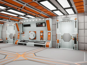 SciFi Modular Level Modelo 3D