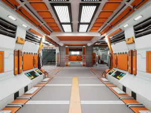 SciFi Modular Level Modelo 3D
