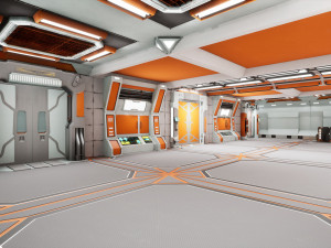 SciFi Modular Level Modelo 3D