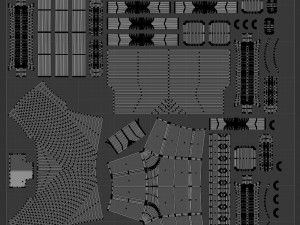 Modular SciFi Level 3D-Modell