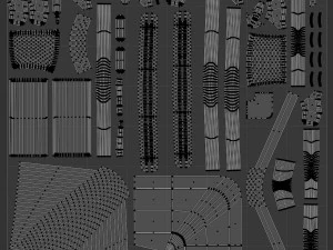 Livello SciFi modulare Modello 3D
