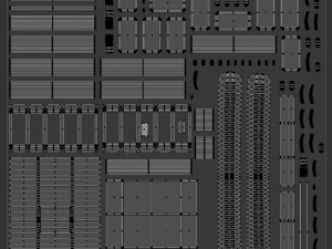 Modular SciFi Level 3D-Modell