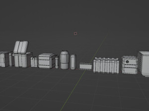 Modular SciFi Level 3D-Modell