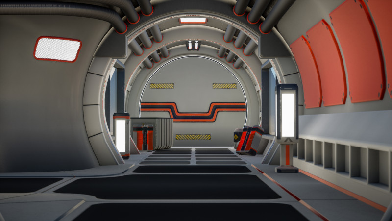 Modular SciFi Level 3D-Modell .c4d .max .obj .3ds .fbx .stl .blend