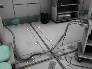 SciFi Space Medical Room 3D Model