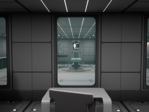 SciFi Space Medical Room 3D Model