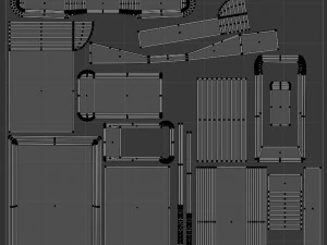 SciFi Space Medical Room 3D Model