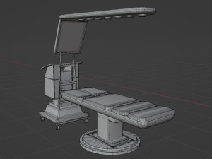 SciFi Space Medical Room 3D Model