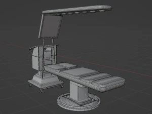 SciFi Space Medical Room 3D Model