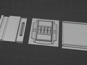 Modular Moon Station 3D Model