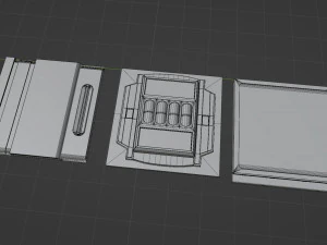 Stazione lunare modulare Modello 3D