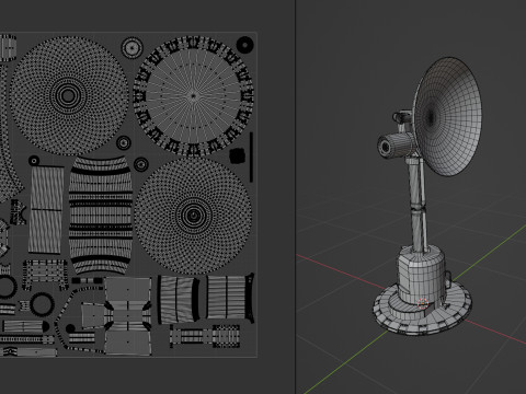 Sci-Fi Props Pack 3D Модель
