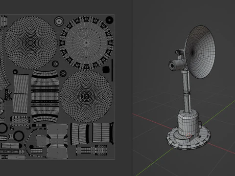 Sci-Fi Props Pack 3D Model