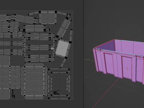 Sci-Fi Props Pack 3D Модель