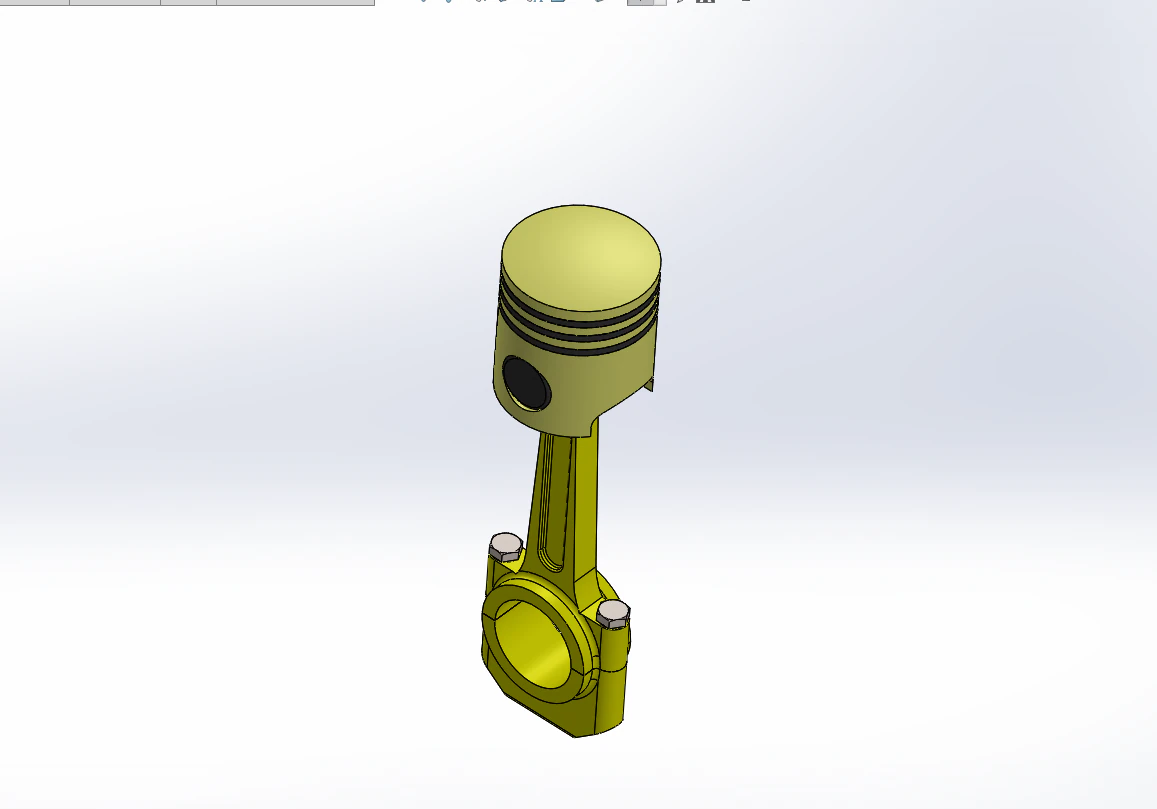Piston 3D Model .c4d .max .obj .3ds .fbx .stl .blend 
