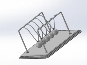 Parti della culla Modello 3D