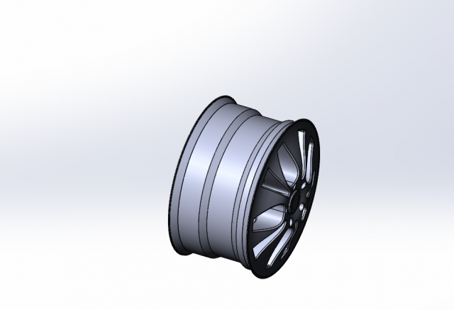 Cars wheel disc 3D Модель .c4d .max .obj .3ds .fbx .stl .blend 