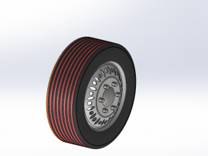 Truck wheel 3D Model