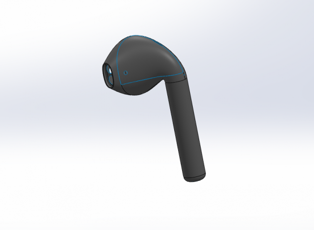 Airpods 3D 모델 .c4d .max .obj .3ds .fbx .stl .blend 