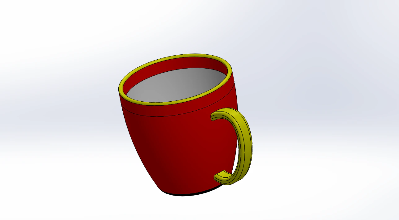 Cup 3D Model .c4d .max .obj .3ds .fbx .stl .blend 