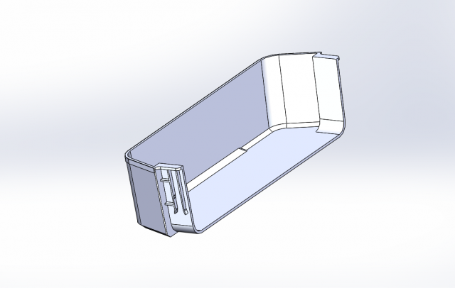 Fridge container 3D Модель .c4d .max .obj .3ds .fbx .stl .blend 