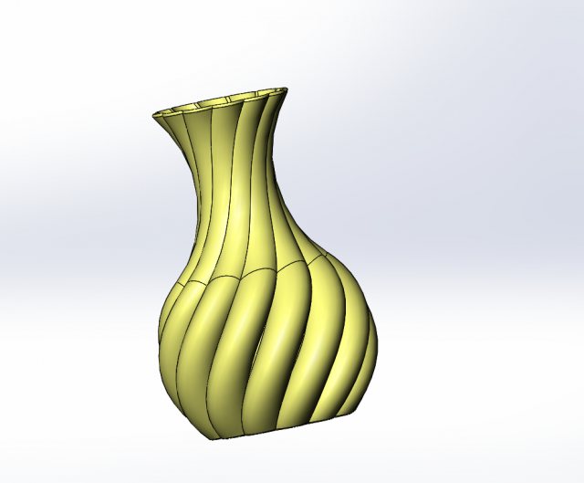 Vase 3D Model .c4d .max .obj .3ds .fbx .stl .blend