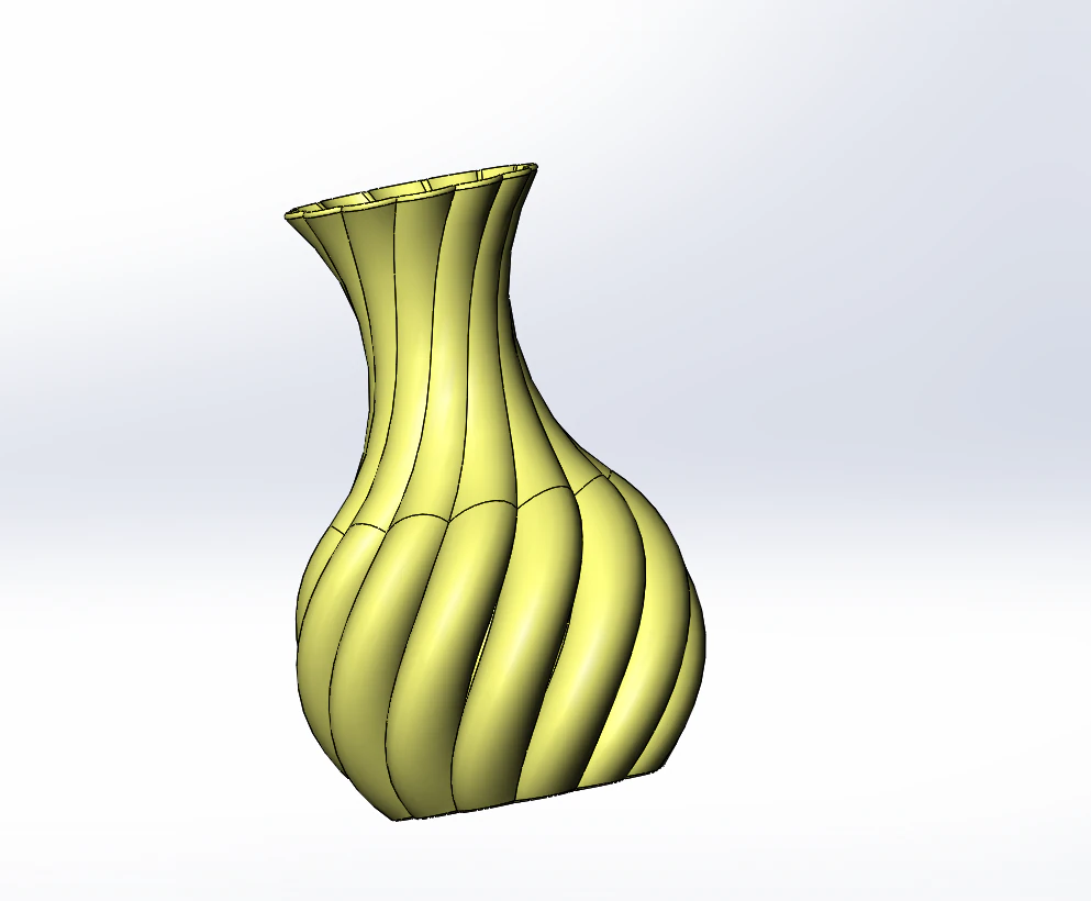Vase 3D Model .c4d .max .obj .3ds .fbx .stl .blend