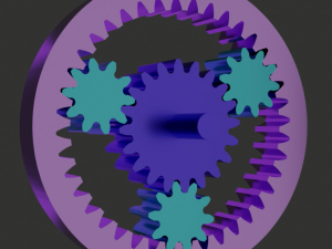 Planetary gearbox 3D Модель