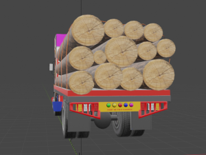 TATA 1613 KERALA AND TN STYLE LORRY TRUCK 3D MODEL 3D Model