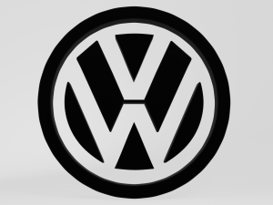Wolkswagen logotype 3D Model
