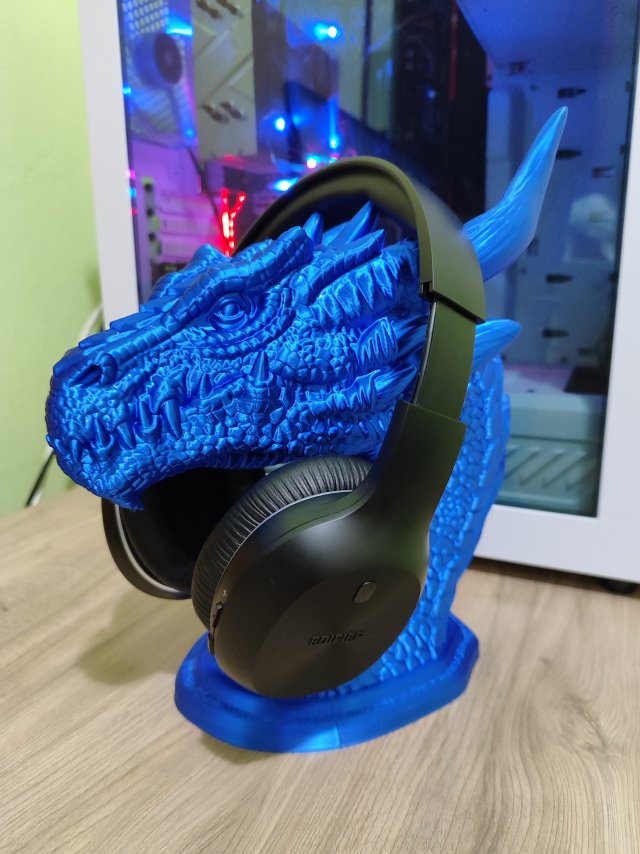 Drafnir HeadPhones Stand 3D Baskı Modeli .c4d .max .obj .3ds .fbx .stl .blend 