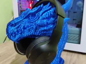 Dudukan Headphone Drafnir Model Cetak 3D