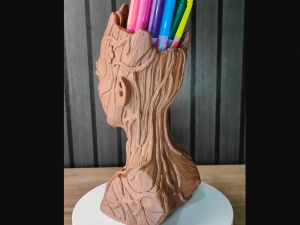 ARBOREA HEADPHONE HOLDER PENHOLDER VASE 3D Baskı Modeli