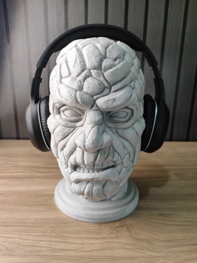 Golem Headphones Support 3D Baskı Modeli .c4d .max .obj .3ds .fbx .stl .blend 