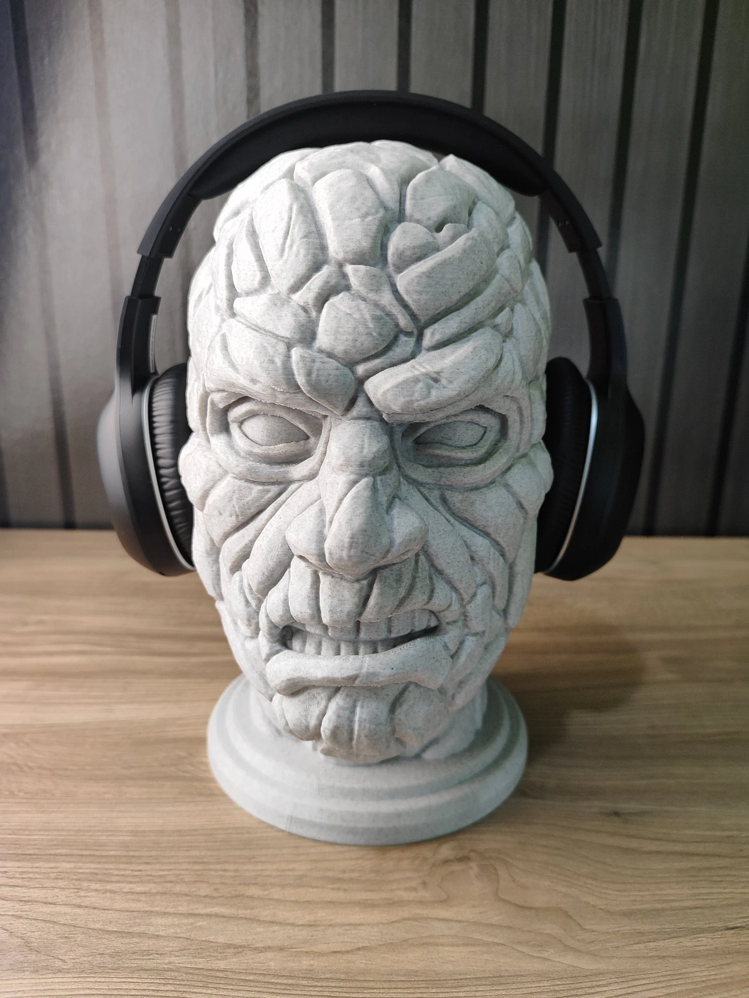 Golem Headphones Support 3D Print Model .c4d .max .obj .3ds .fbx .stl .blend 