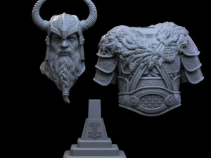 KING ARIC MINIATURE Model Cetak 3D