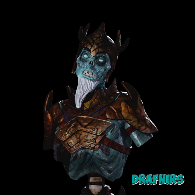 DRAUGR MINIATURE 3D Print Model .c4d .max .obj .3ds .fbx .stl .blend 