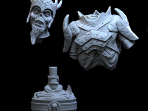 DRAUGR MINIATURE 3D Print Model