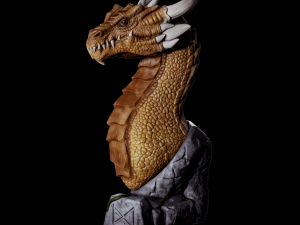 DRAGON DRAFNIR MINIATURE 3D Baskı Modeli