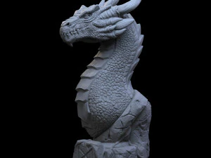 DRAGON DRAFNIR MINIATURE 3D Print Model