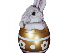EASTER BUNNY EGG POT 3D Baskı Modeli