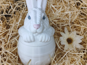 EASTER BUNNY EGG POT 3D Baskı Modeli