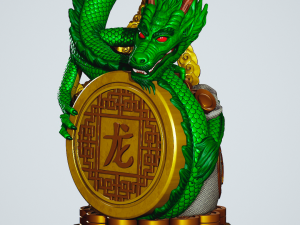 LONG - FORTUNE DRAGON 3D Принт Модель