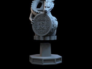 LONG - FORTUNE DRAGON 3D Baskı Modeli