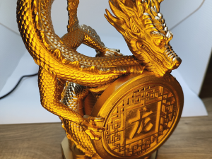 LONG - FORTUNE DRAGON 3D Baskı Modeli