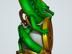 LONG - FORTUNE DRAGON 3D Baskı Modeli